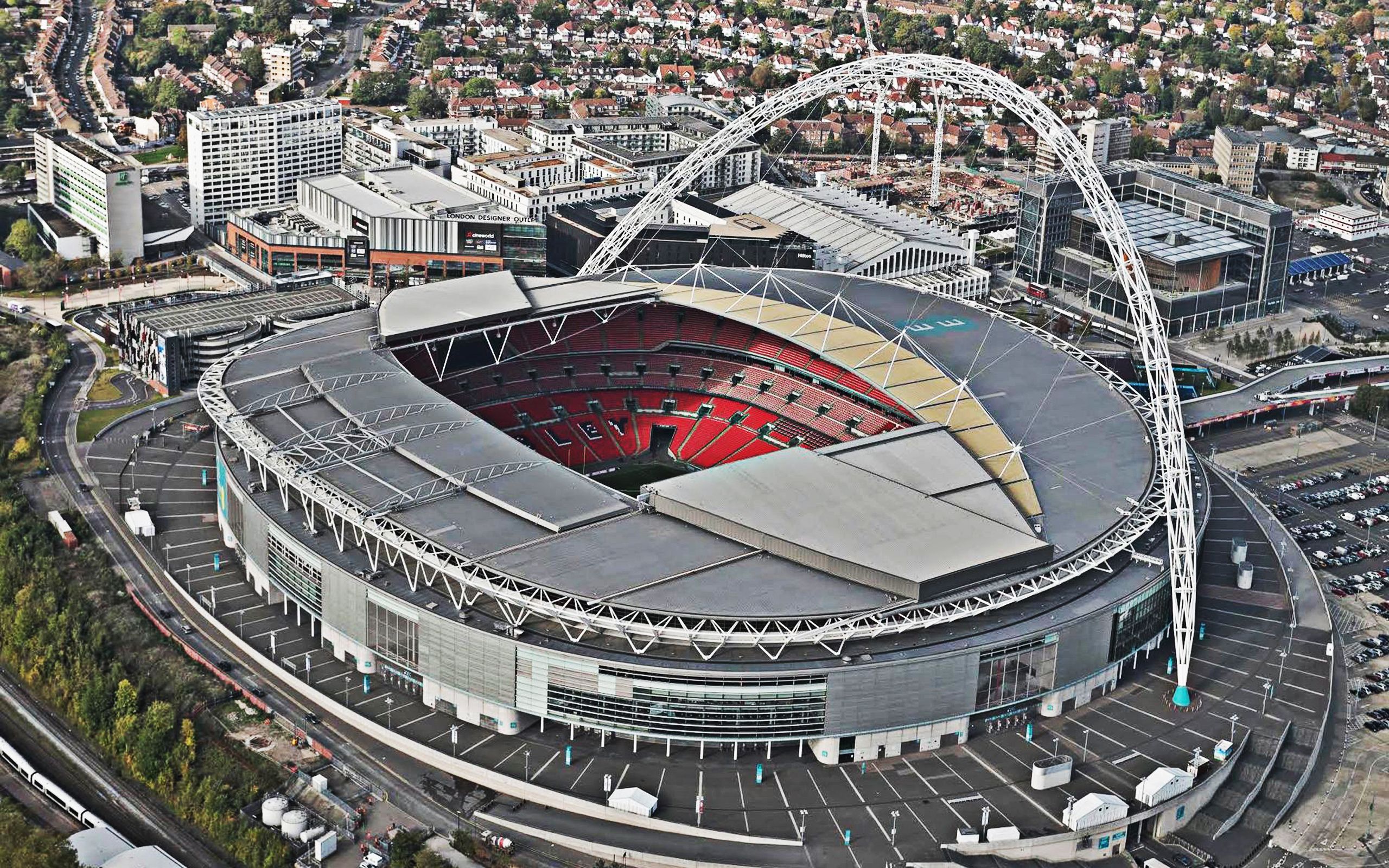 Download wallpaper Wembley Stadium, 4k, English Football Stadium