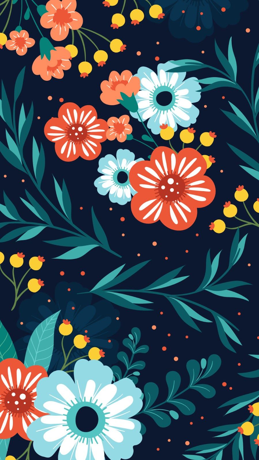 20+ Vector Floral Wallpapers and Backgrounds