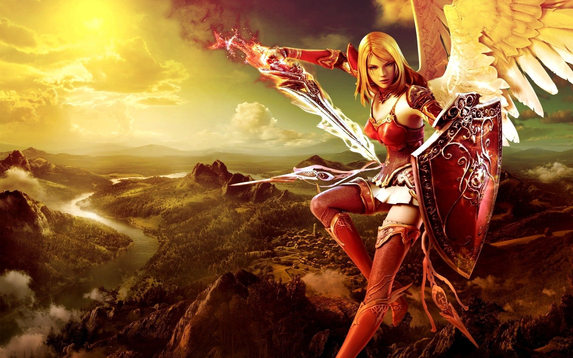 Warrior Woman Wallpaper
