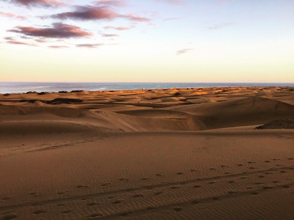 Gran Canaria Dunes at Sunset