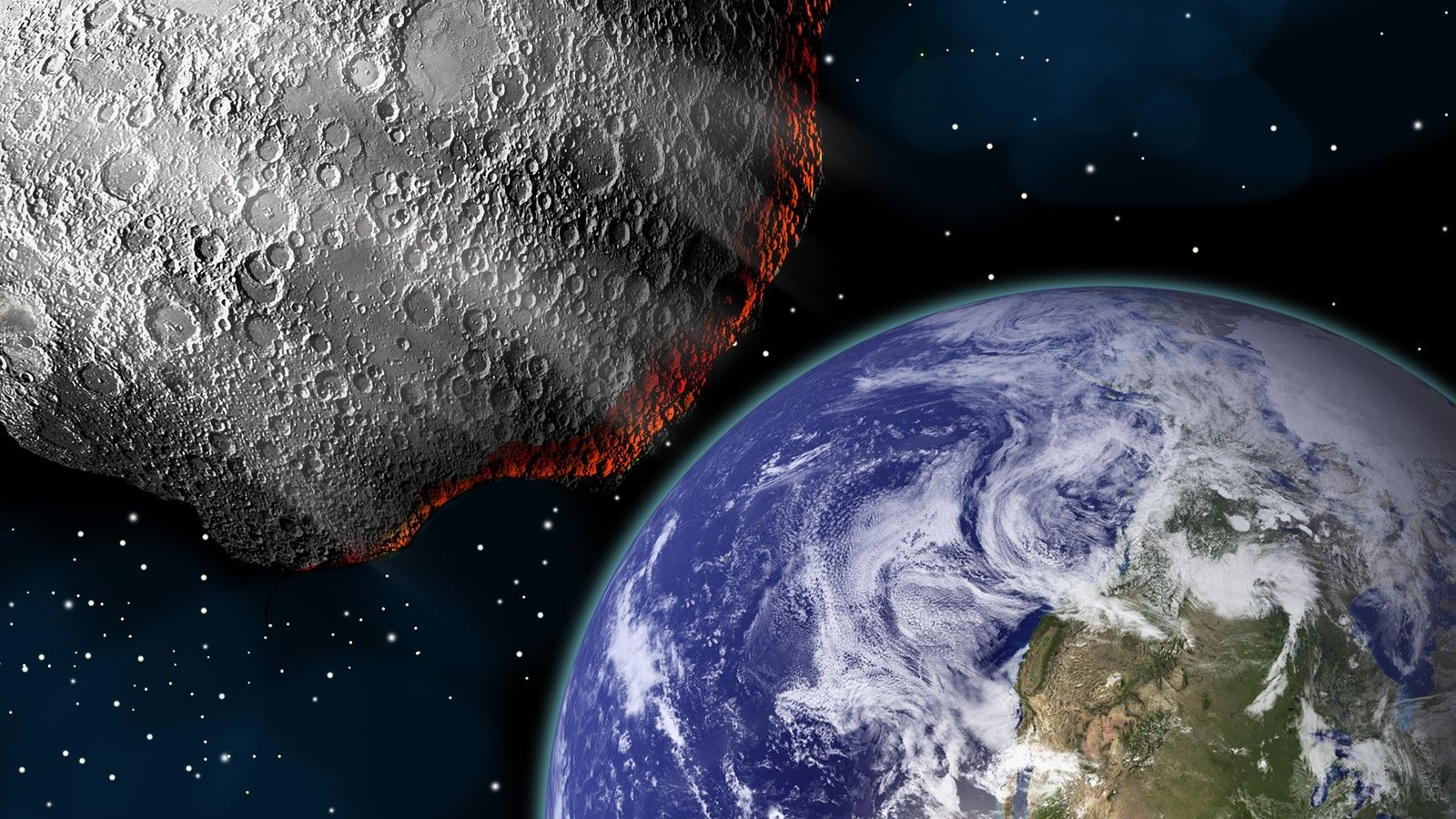 Could we stop an asteroid on a collision course toward Earth