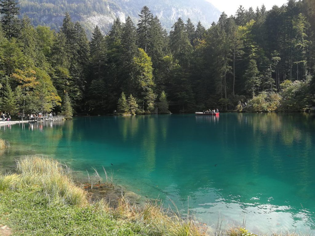 Family trip to Blausee Swiss experience