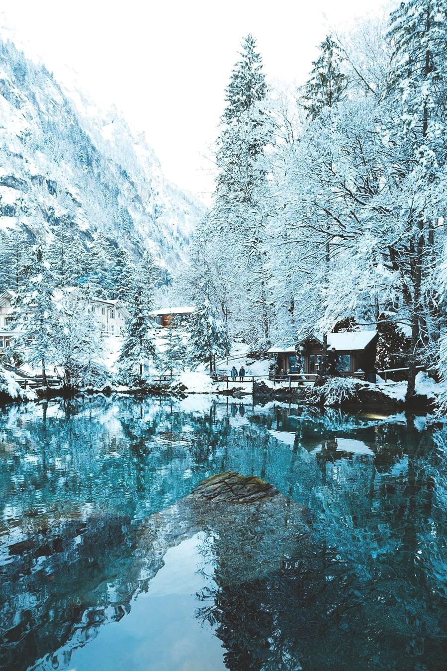 Blausee, Kander Valley, Switzerland, interestingasf*ck