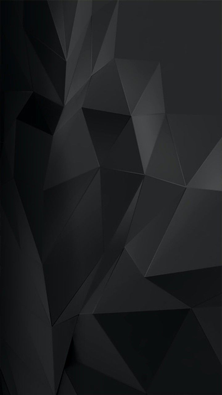 Polygon Black Wallpaper Free Polygon Black Background