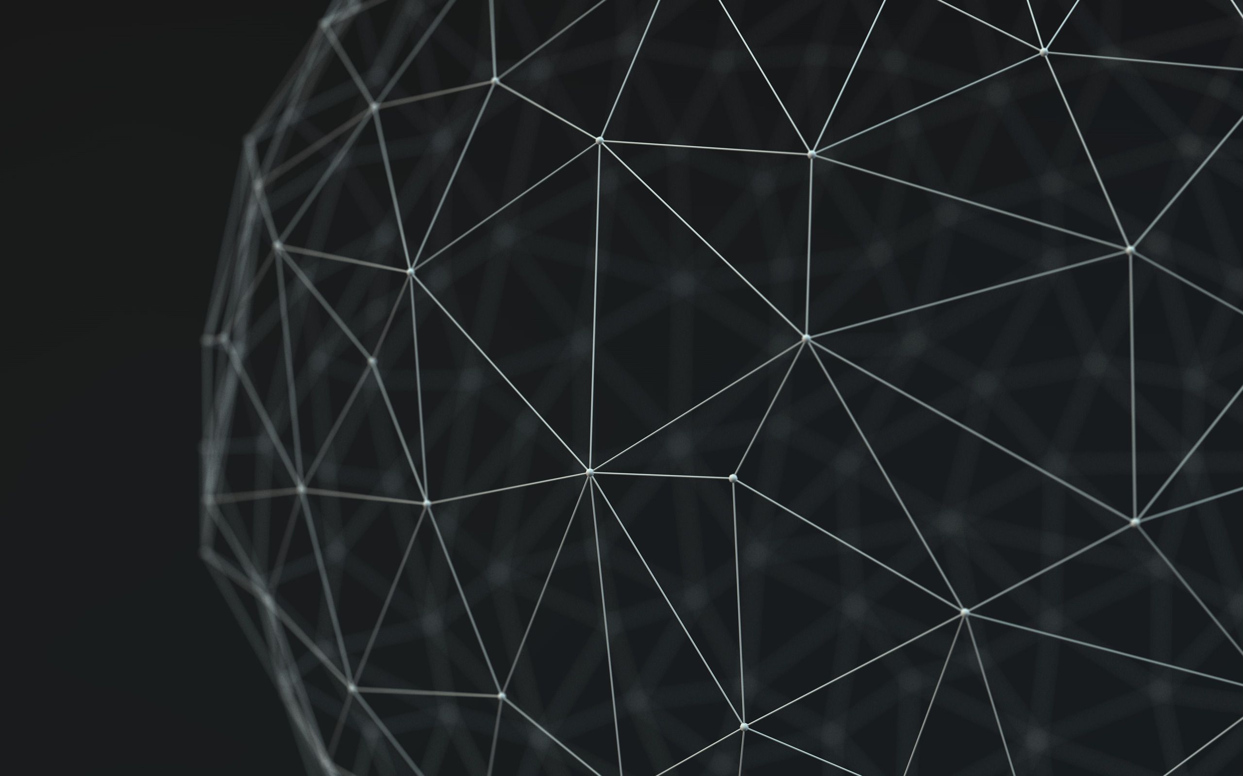 geometry, Black Wallpaper HD / Desktop and Mobile Background