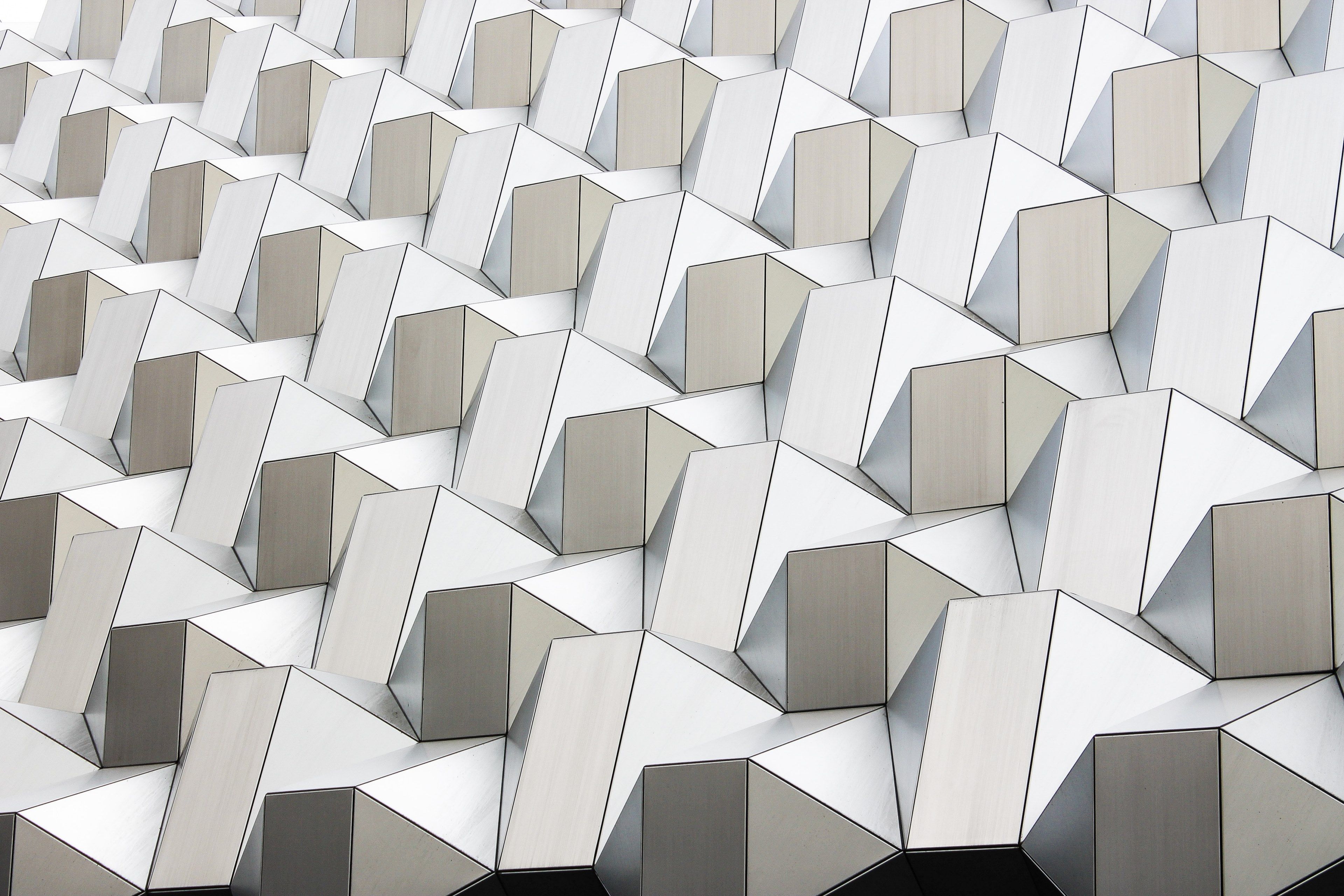 pattern architecture futuristic and geometric HD 4k wallpaper