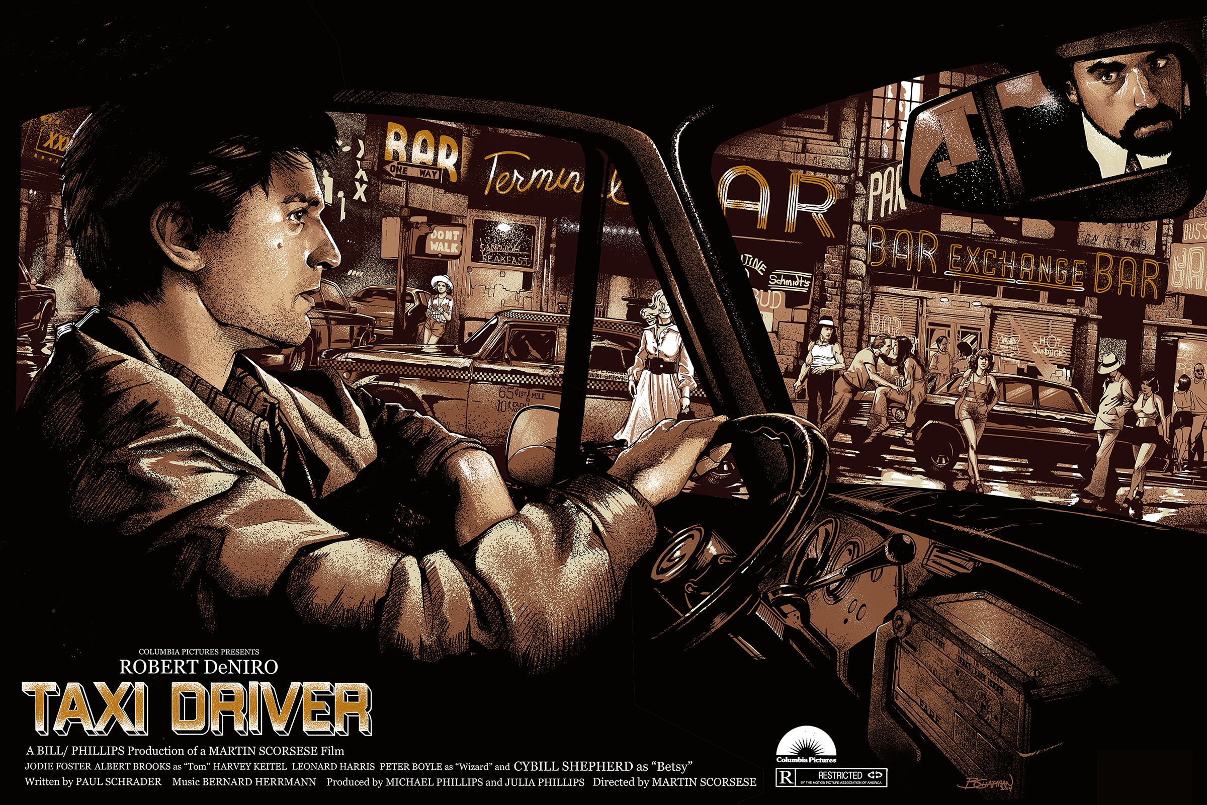 Movie Taxi Driver HD Wallpaper