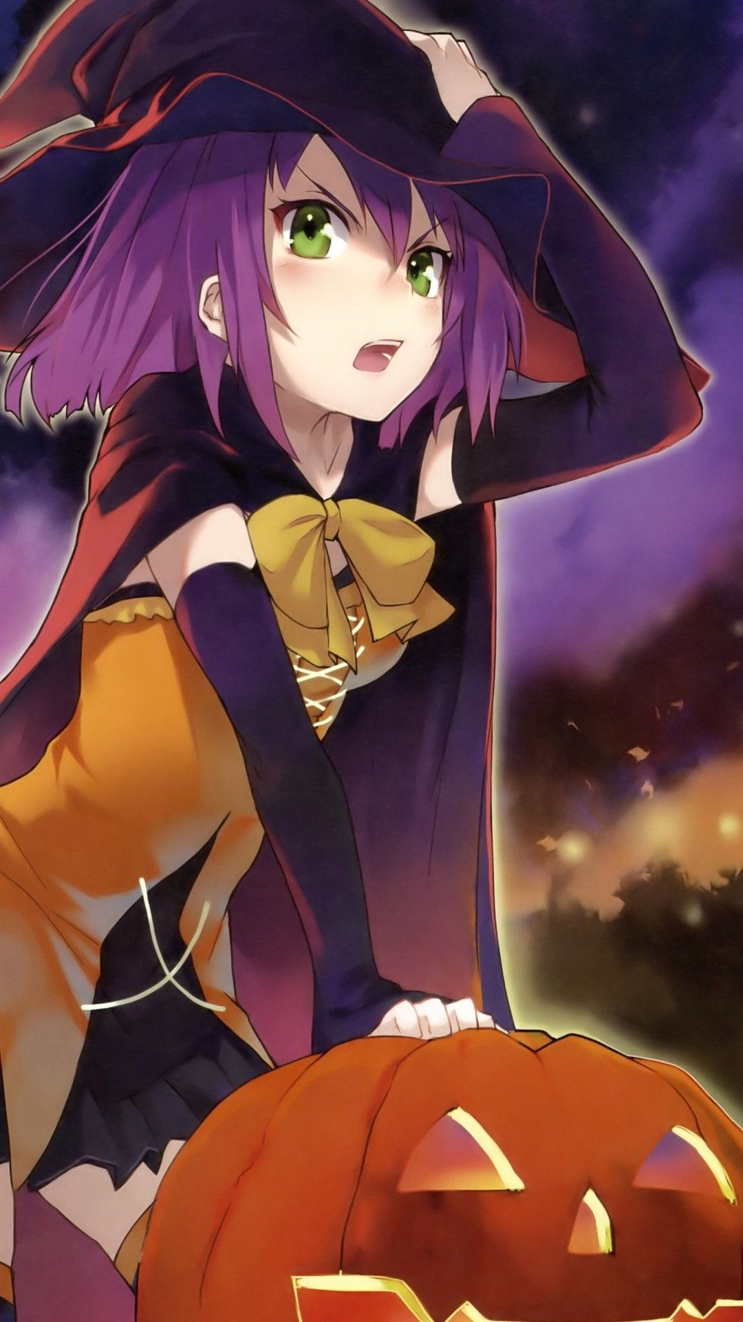 Anime Halloween HD Phone Wallpaper
