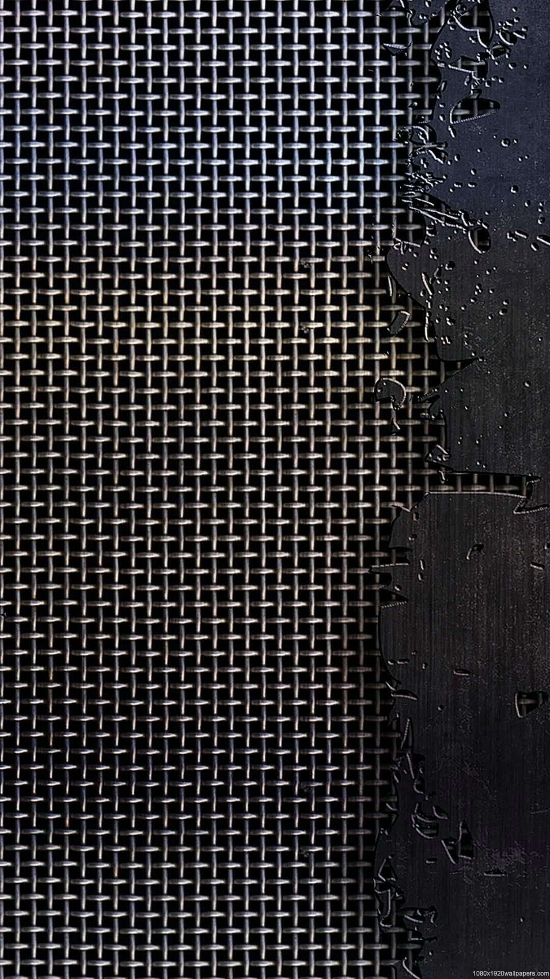 Textures Metal Black White Wallpaper HD