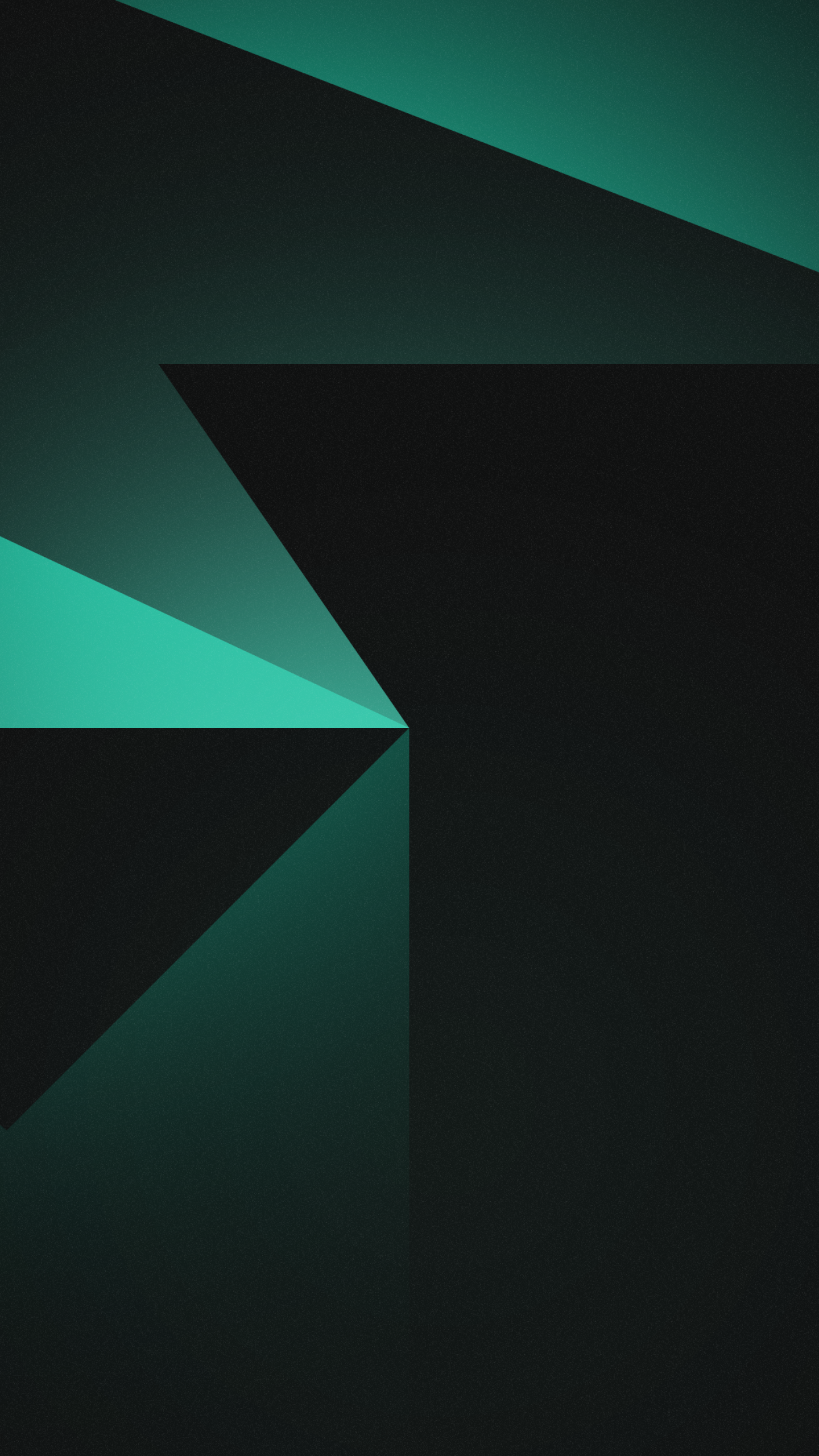 Wallpaper Geometric, Shapes, Dark background, Black, Green
