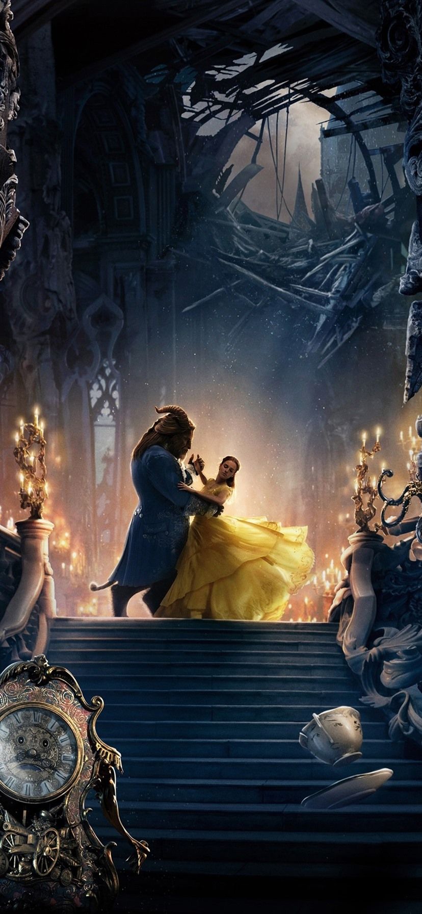 Beauty And The Beast, Disney Movie 2017 1080x1920 IPhone 8 7 6 6S