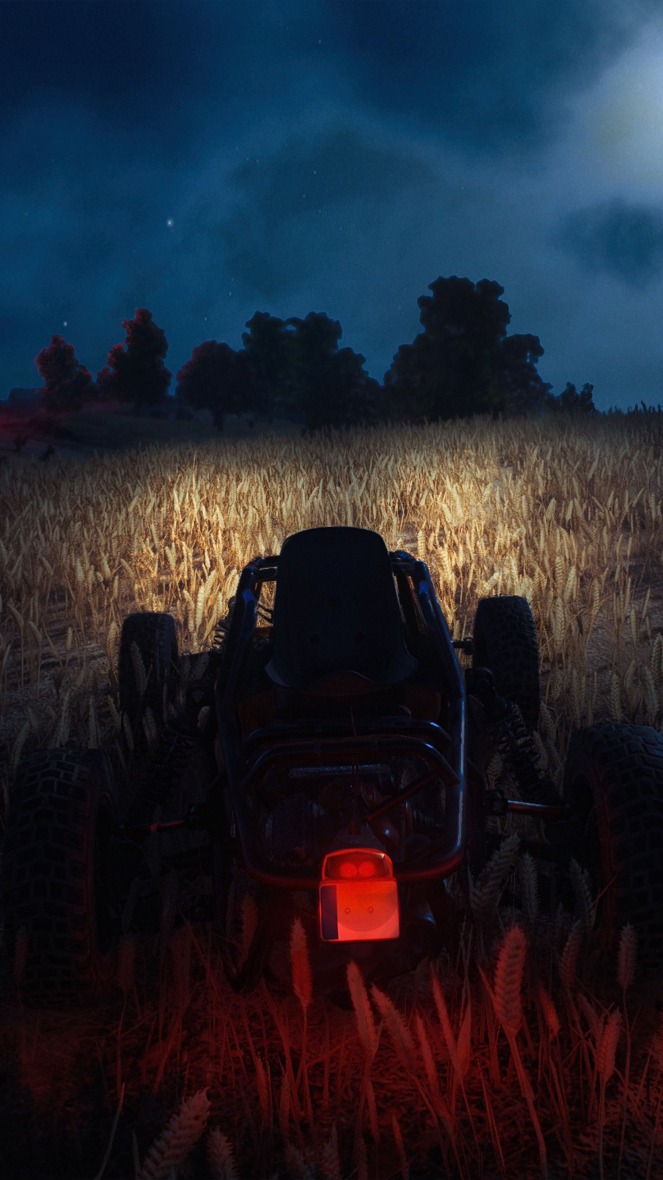 PUBG Buggy Night Mode Driving 4K Ultra HD mobile wallpaper