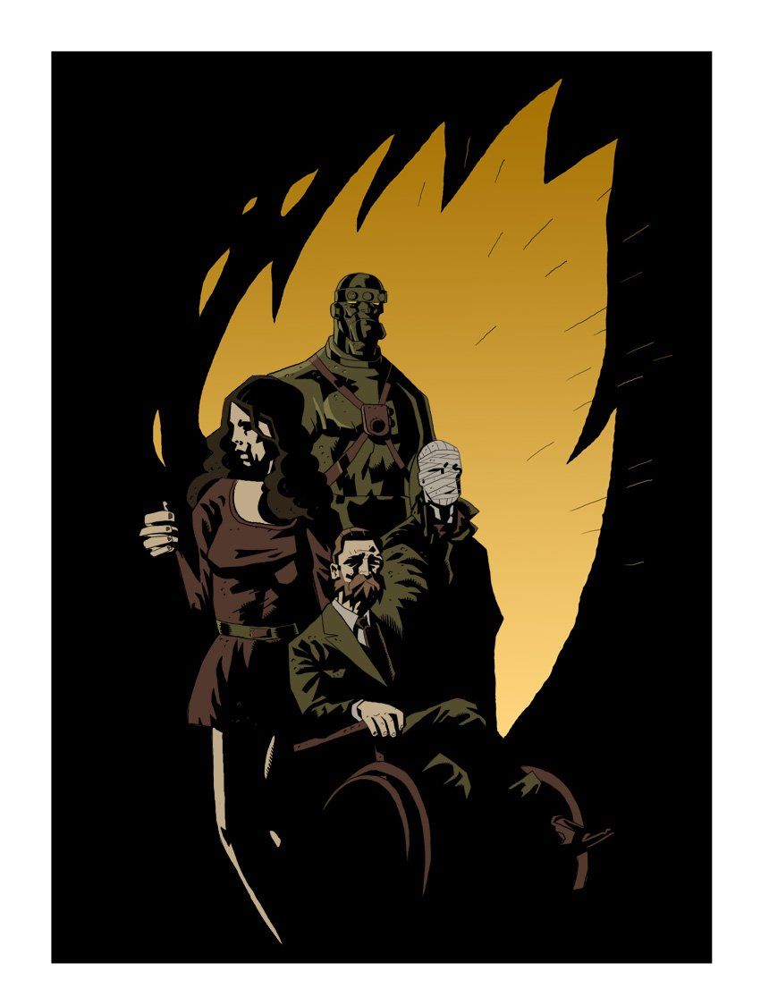 Doom Patrol by Mike Mignola. Mike mignola art, Doom patrol, Mike