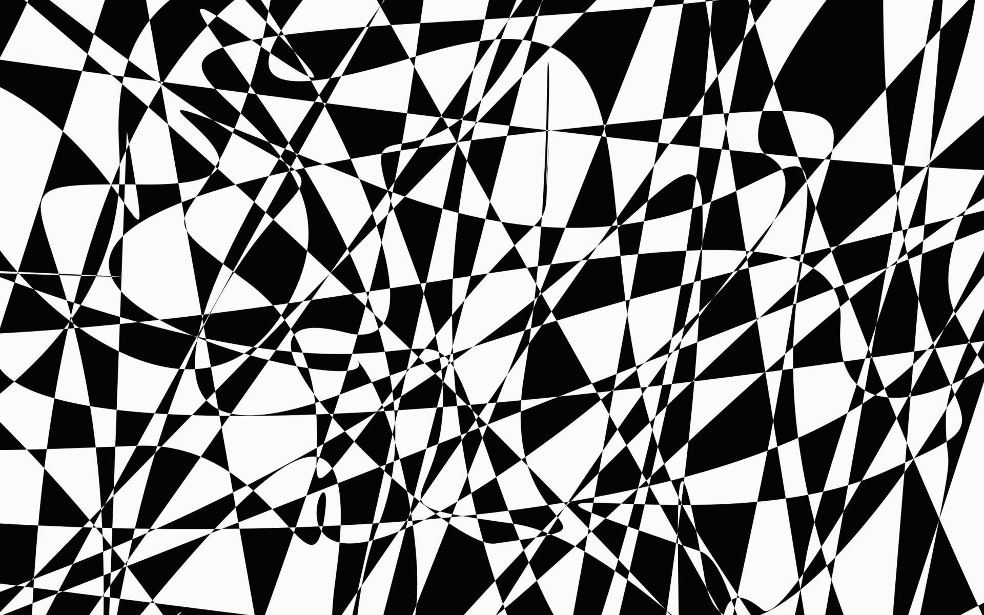 White Geometric Wallpaper