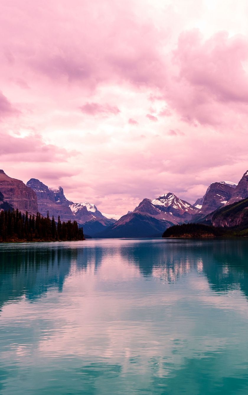 Downaload Maligne Lake, Lake, Jasper National Park