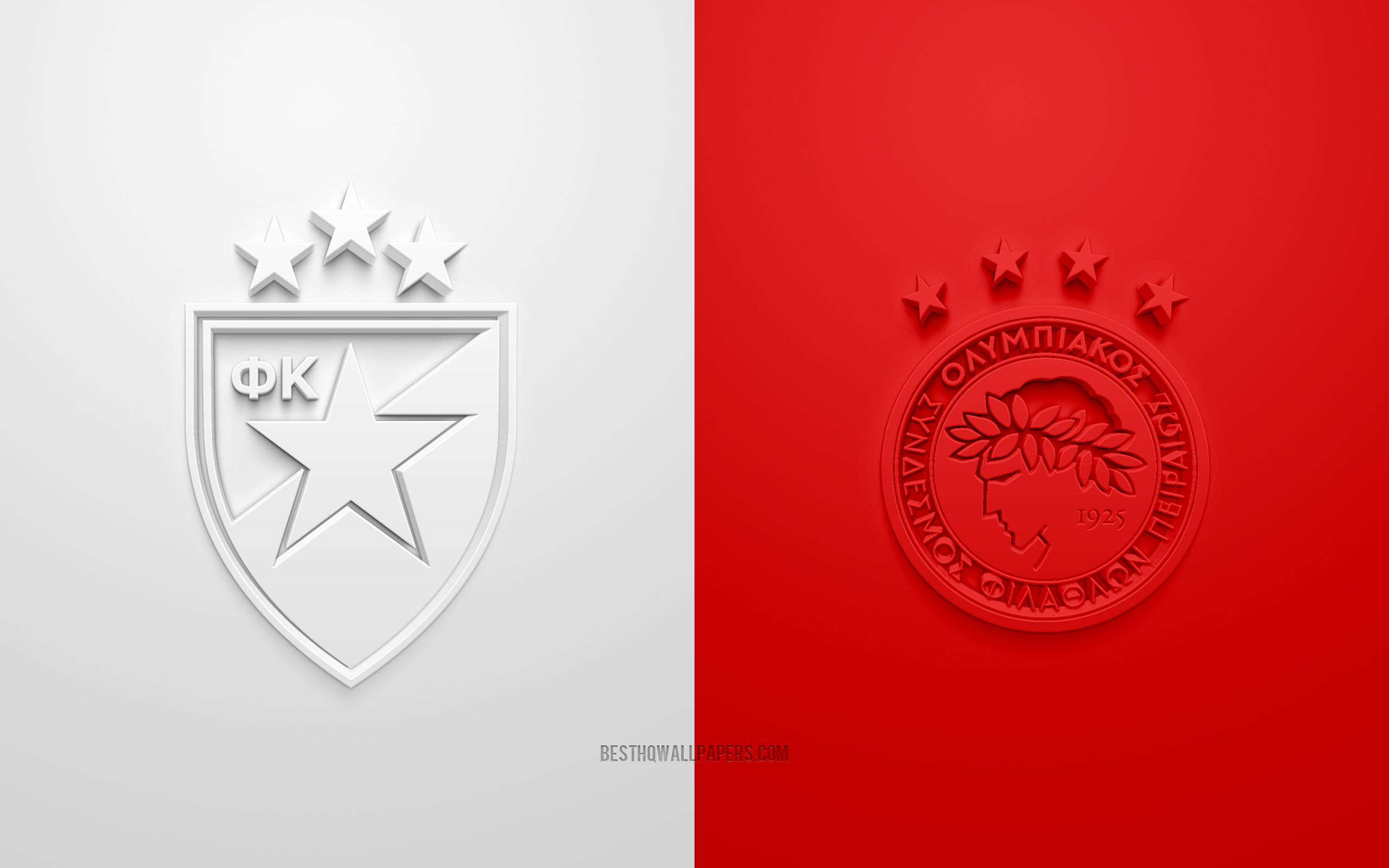 Crvena Zvezda Club Logo Symbol Serbia League Football Abstract