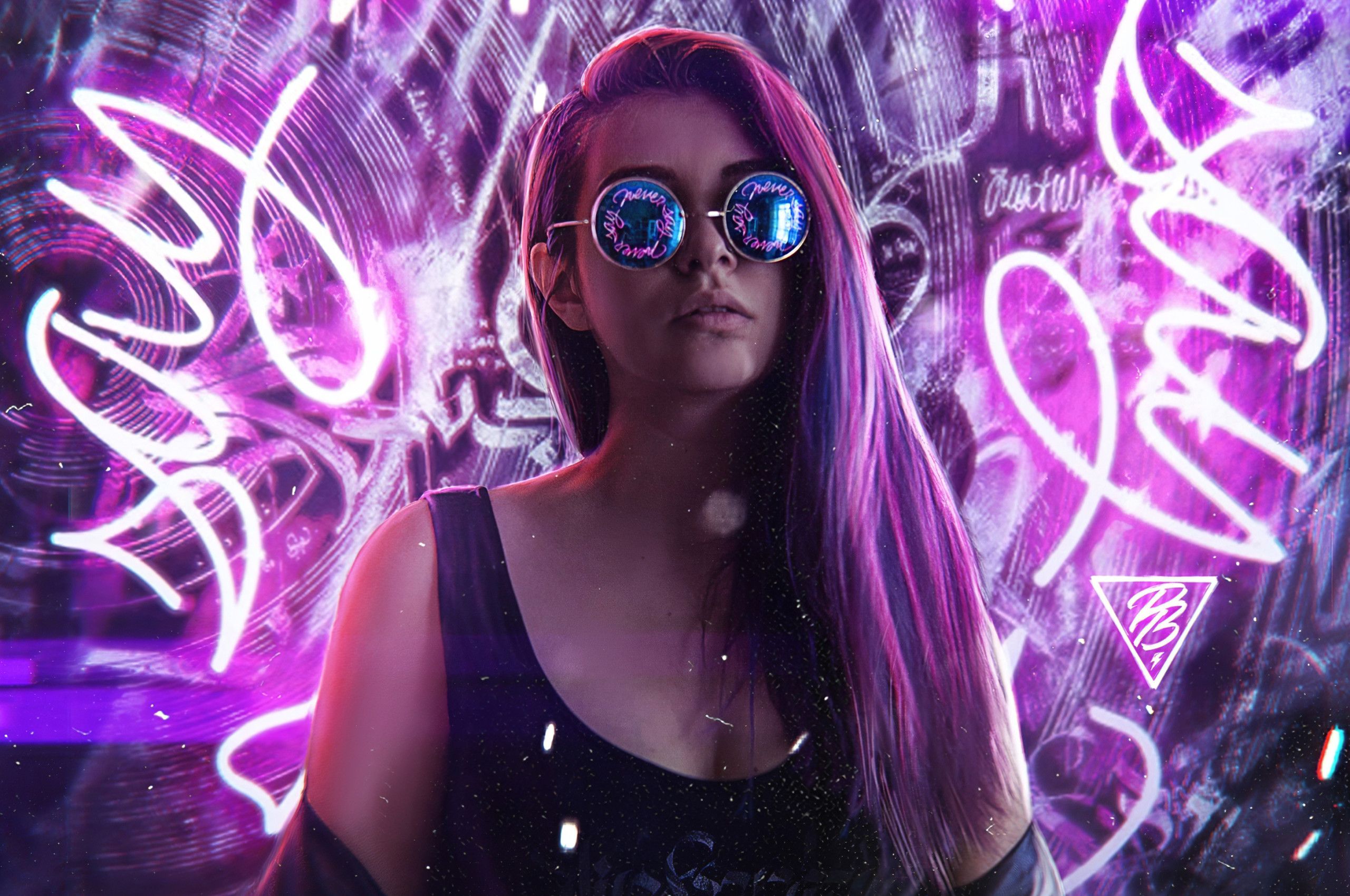 Neon Girl Stock Photos and Images - 123RF