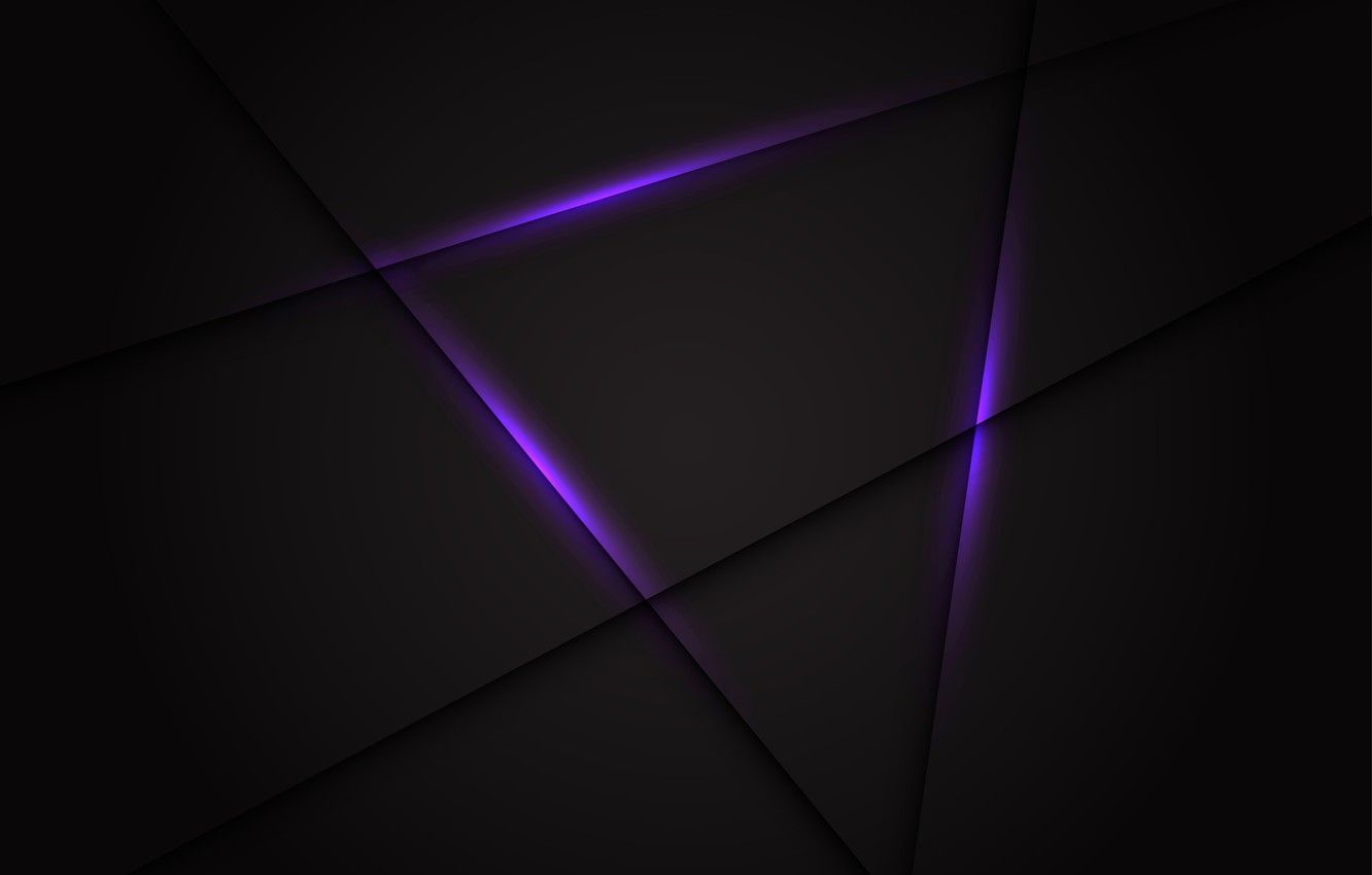 Wallpaper purple, light, line, background, black, geometry image