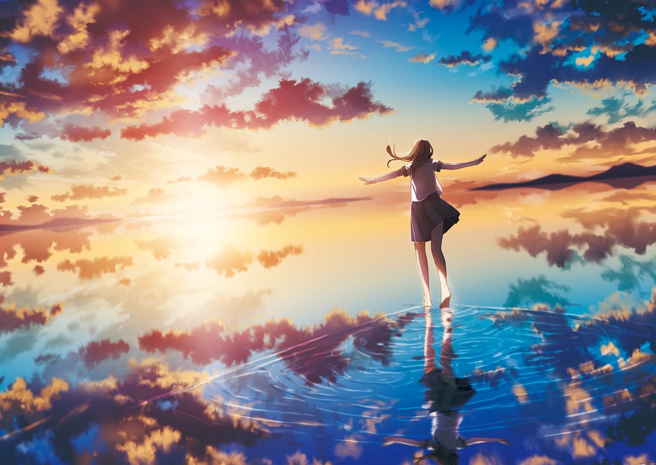 Anime Summer Beautiful Landscape Wallpapers - Wallpaper Cave