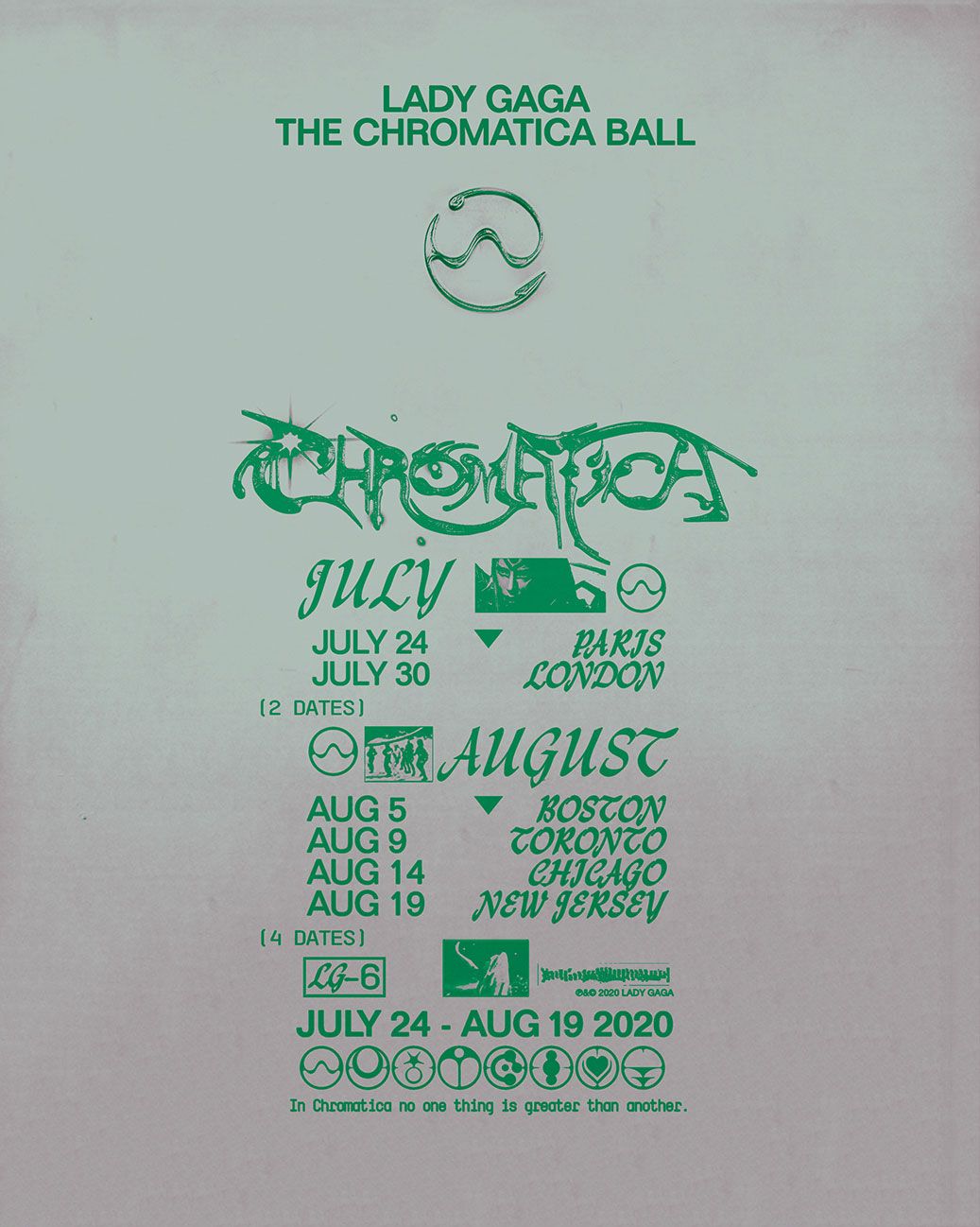 LADY GAGA. THE CHROMATICA BALL