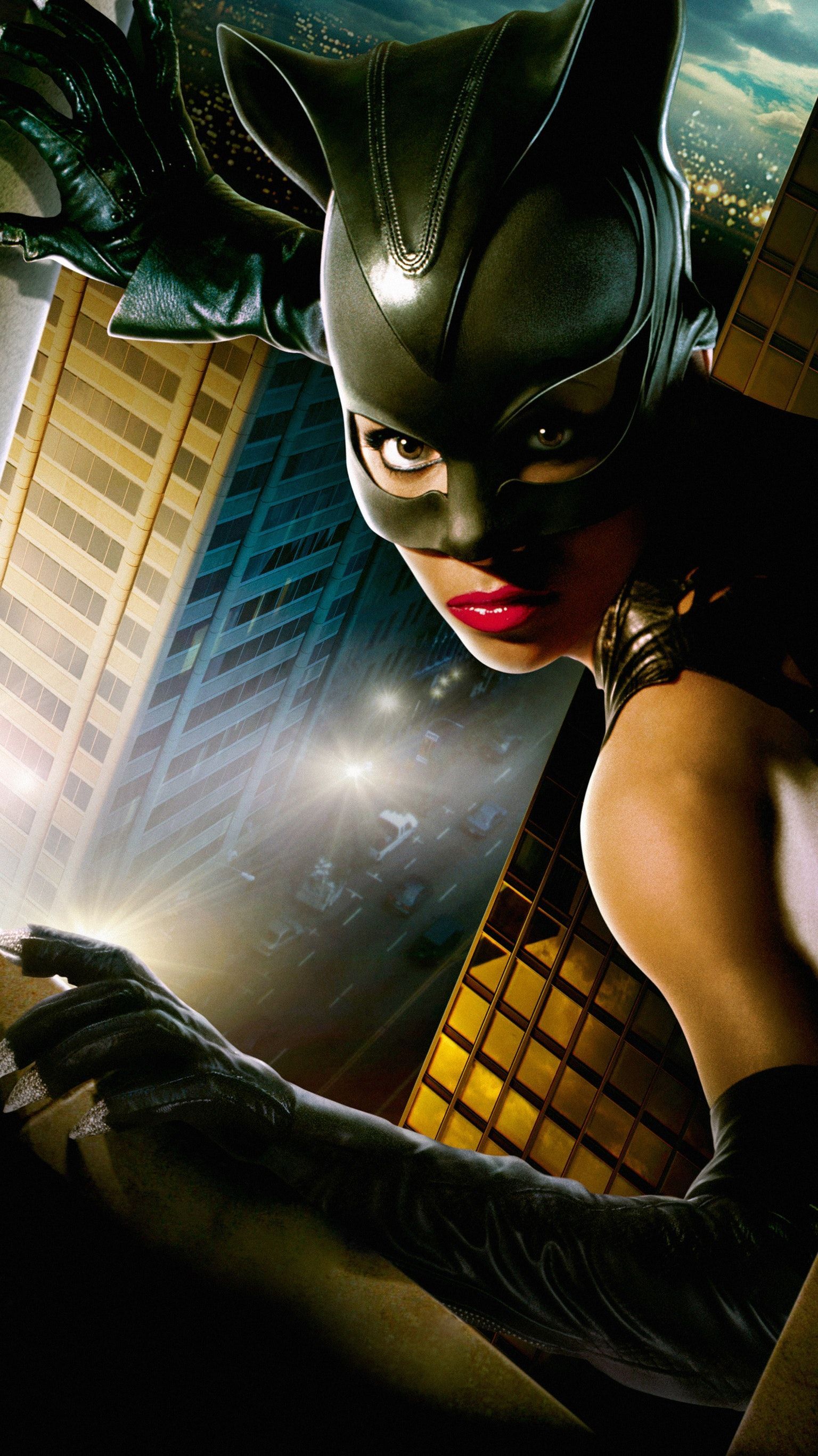 Catwoman (2004) Phone Wallpaper. Mulher gato, Super mulheres, Filmes