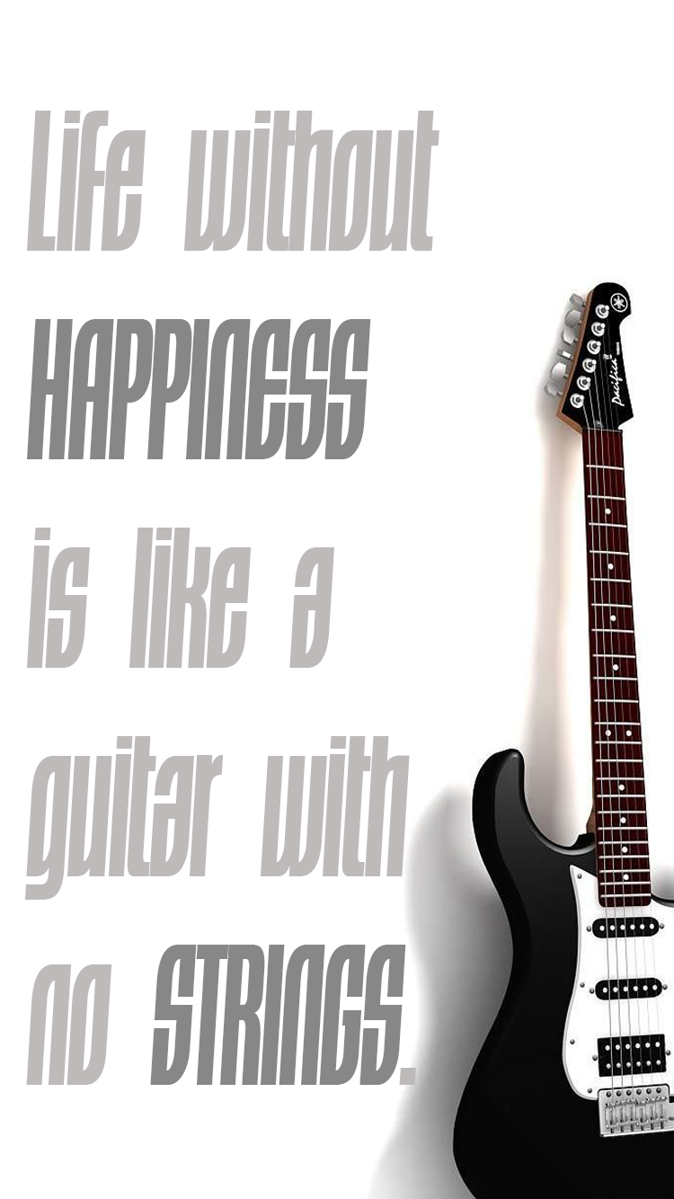 Mobile Wallpaper Quote 01. Guitar quotes, Guitar