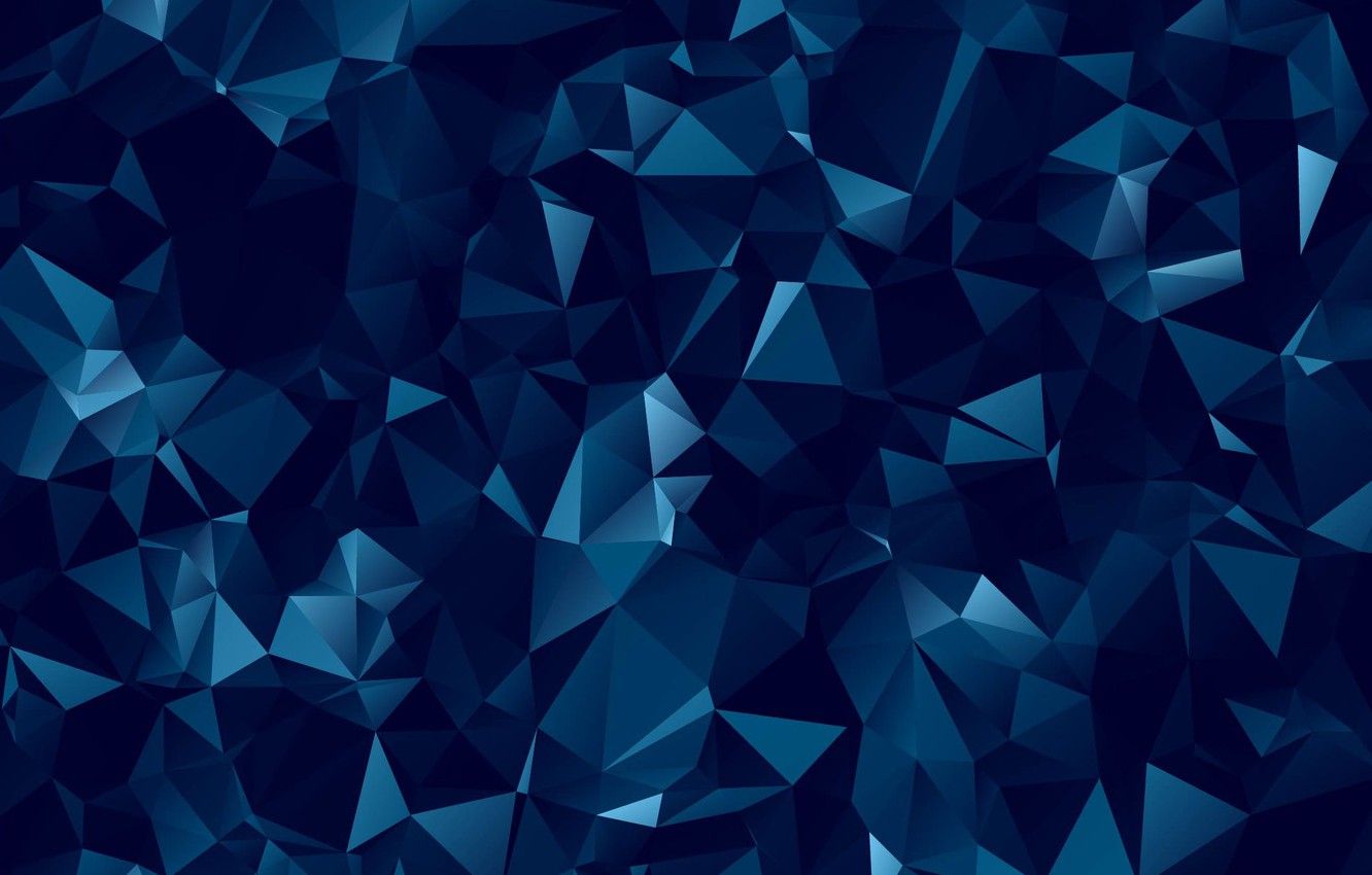Dark Blue Geometric Wallpapers Wallpaper Cave