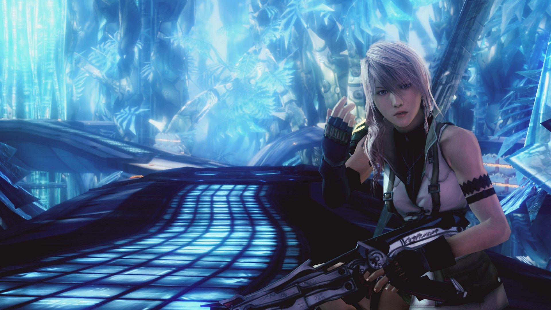 Video Games Final Fantasy Xiii Claire Farron Long Hair Game