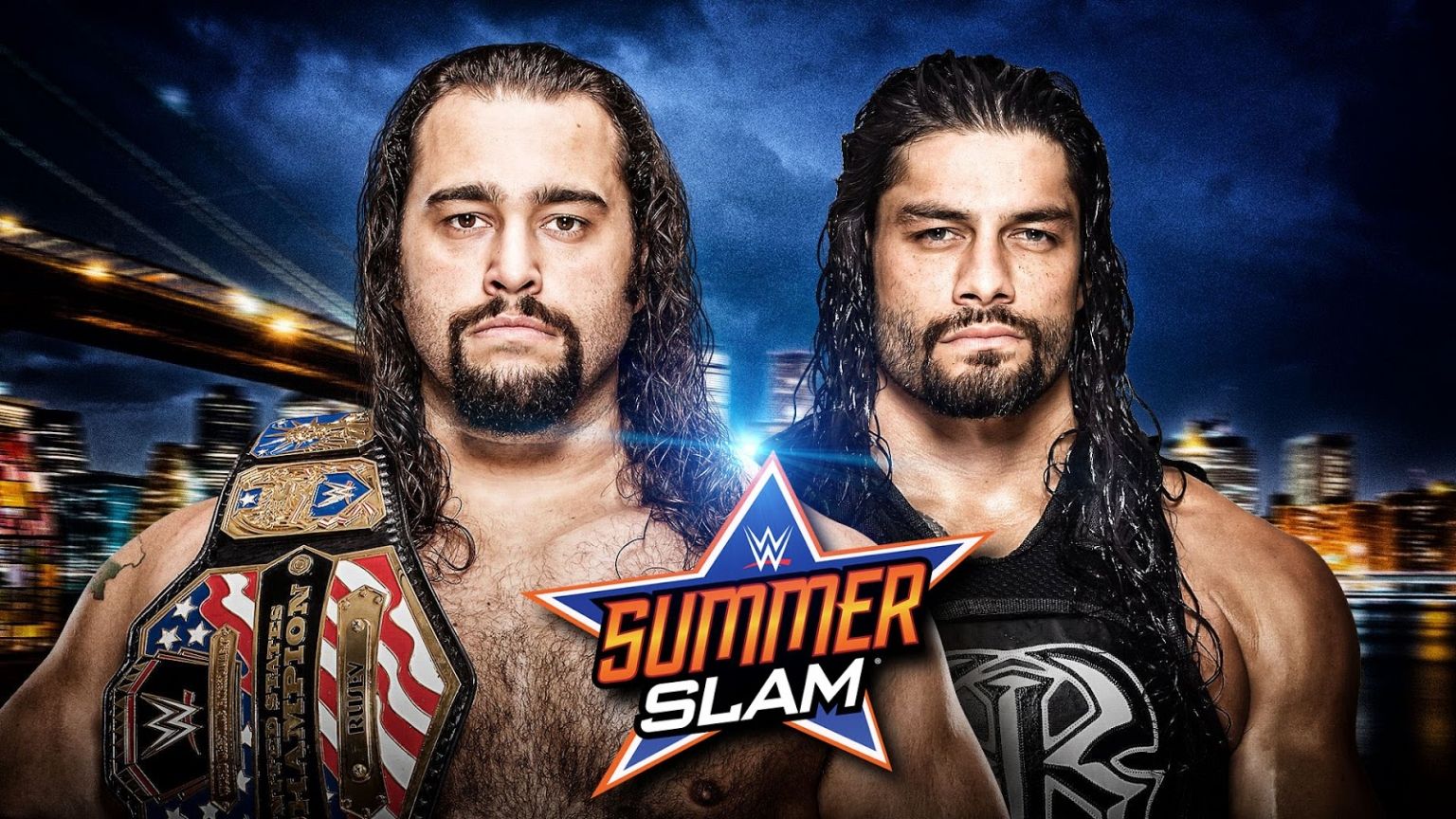 Free download WWE SummerSlam 2016 quotRusev vs Roman Reignsquot US