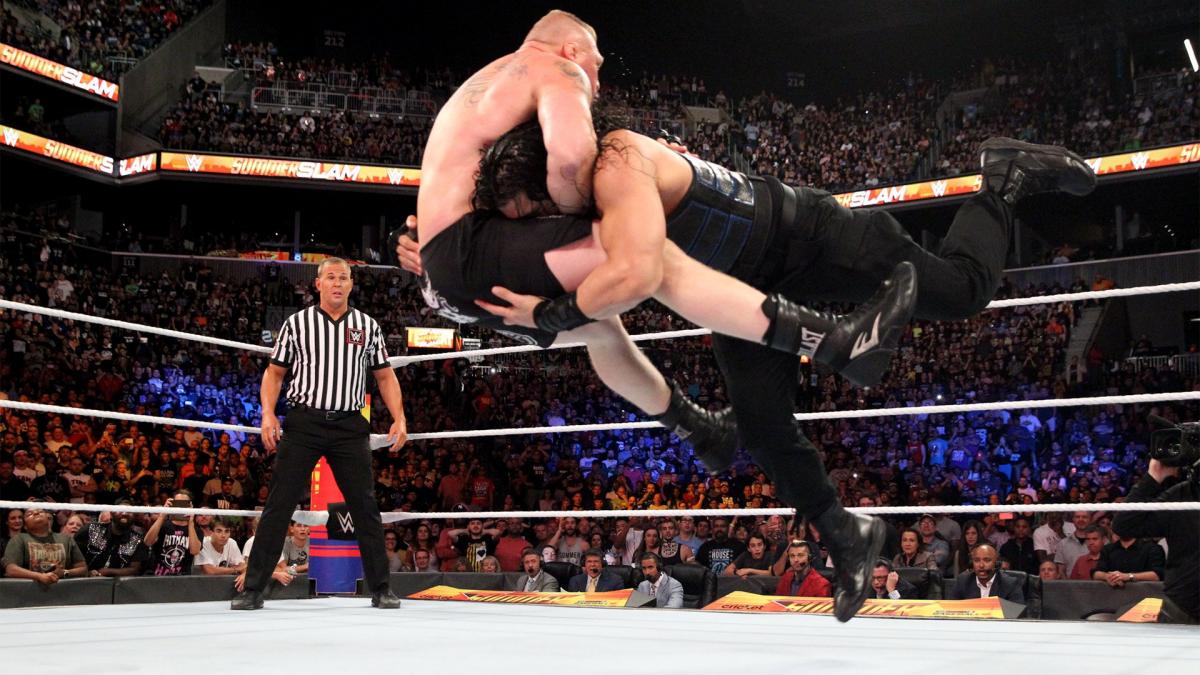Brock Lesnar vs. Roman Reigns Championship Match