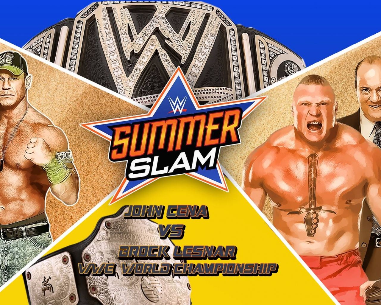 Free download WWE Summerslam 2015 John Cena Vs Brock Lesnar