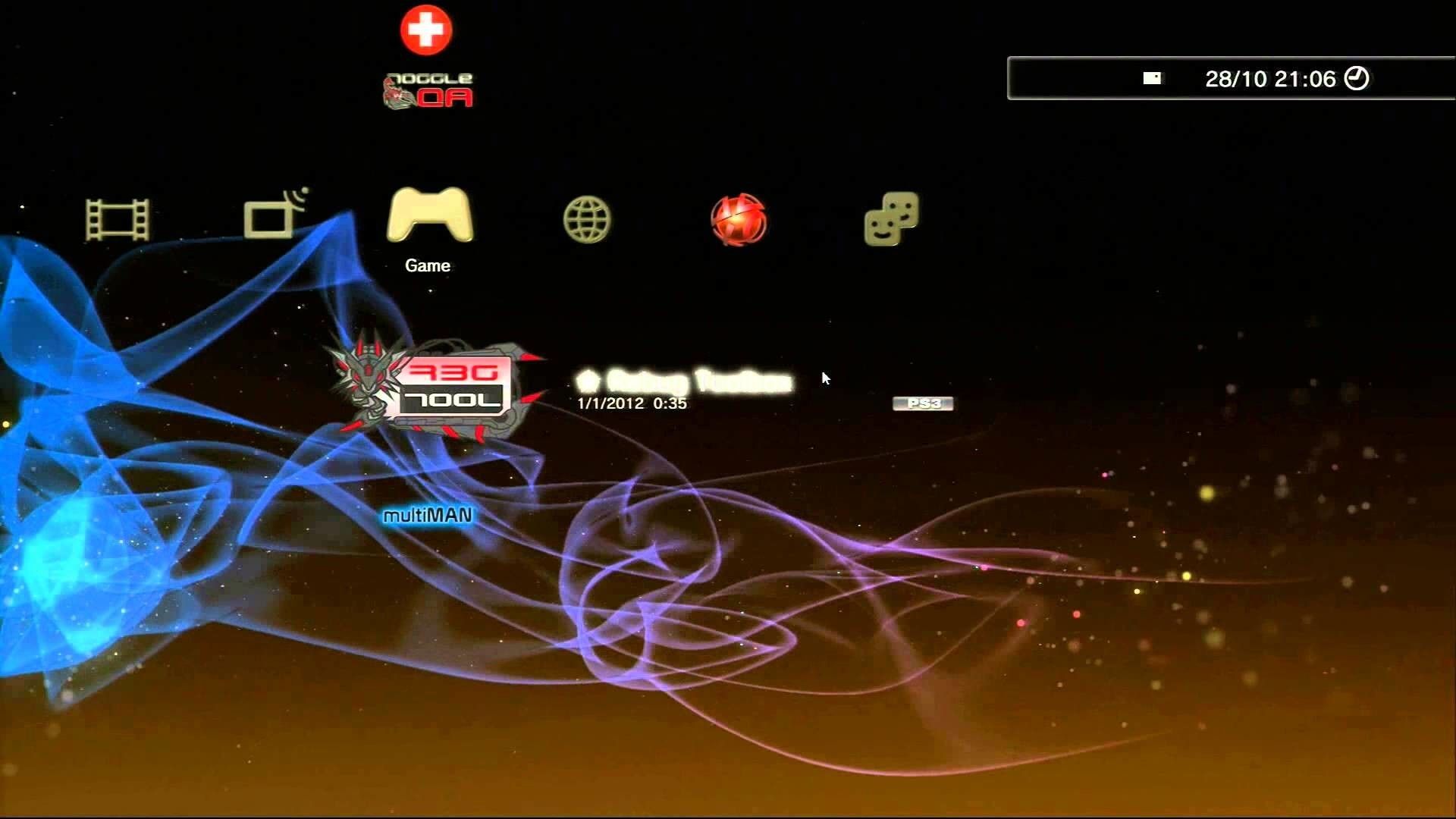 PS3 Background Themes