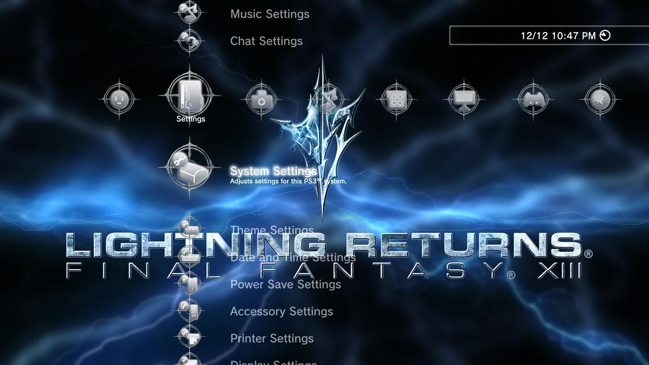 Lightning Returns: Final Fantasy XIII Custom Themes Now Available