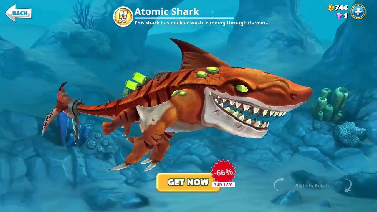 hungry shark world, atomic shark. Shark, World