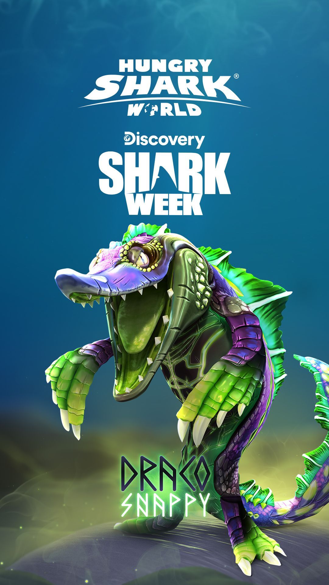 ☣ Draco Snappy is HUNGRY! Suit up for #SharkWeek