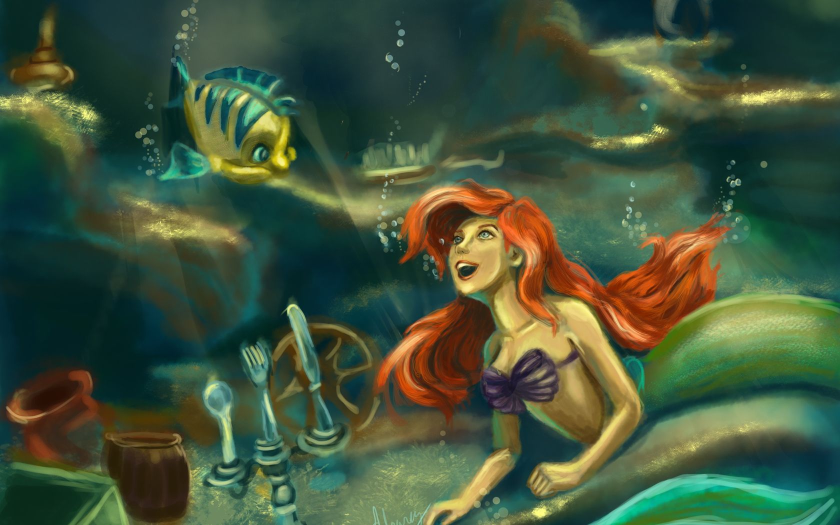 The little Mermaid New HD Wallpaper HD Wallpaper