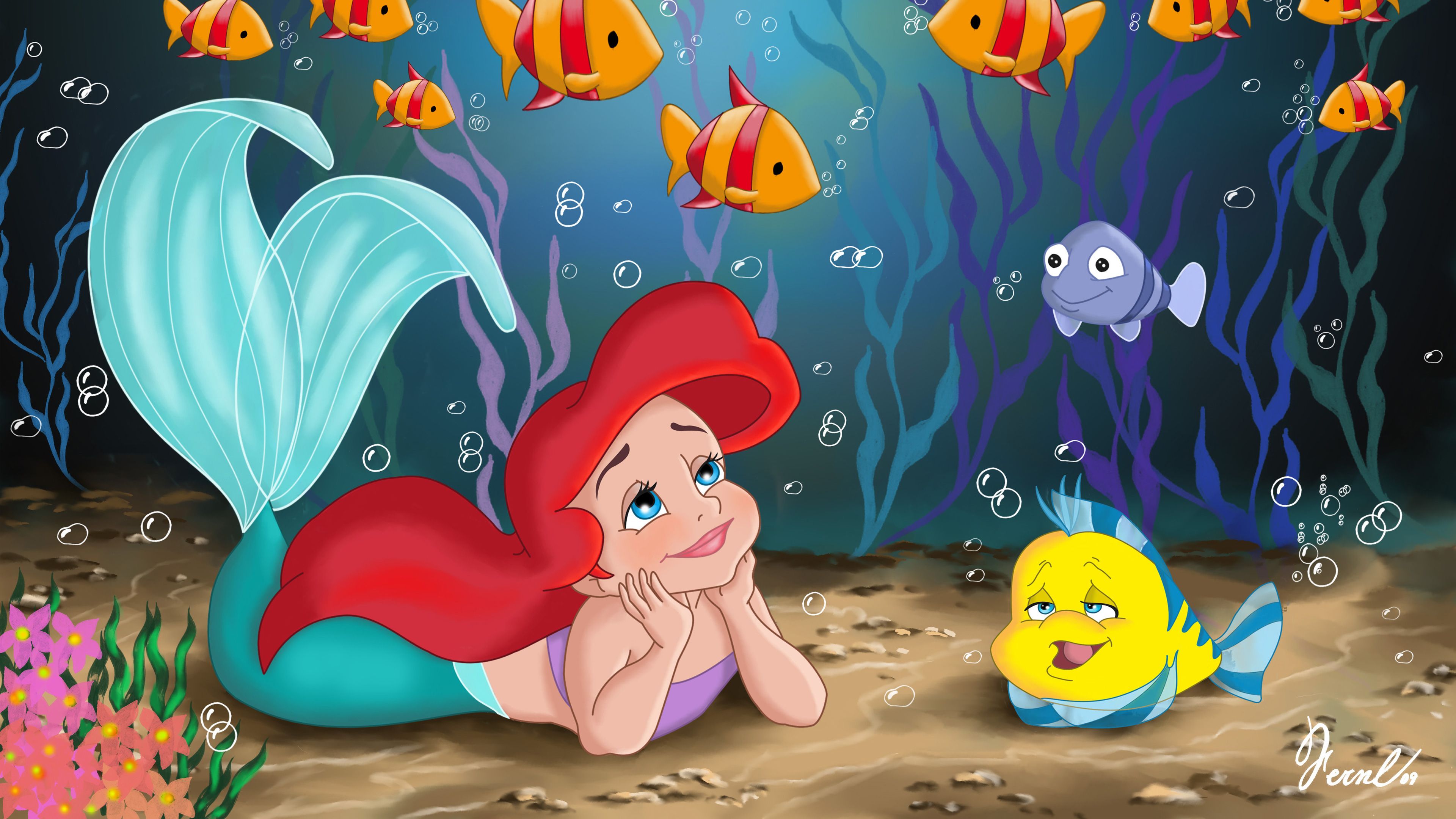Mermaid 4K wallpaper for your desktop or mobile screen free