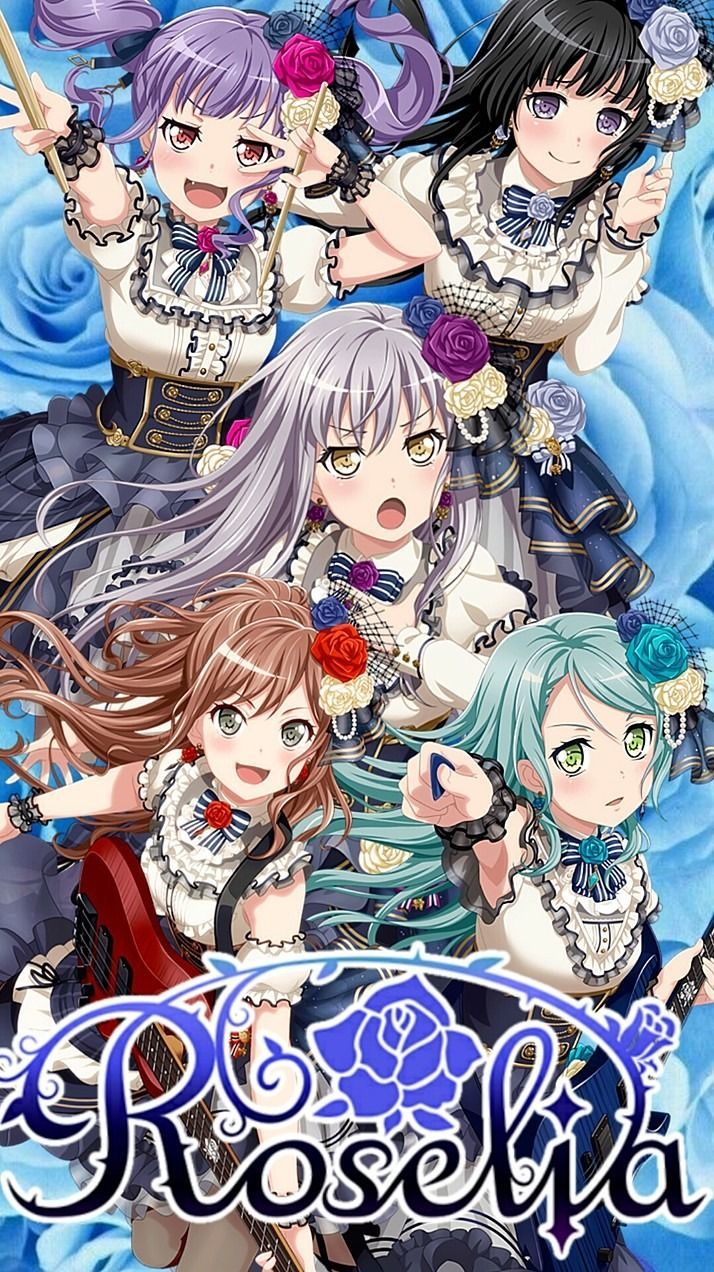 Roselia 壁紙（画像あり）. アニメ 音楽, かわいいアニメガール