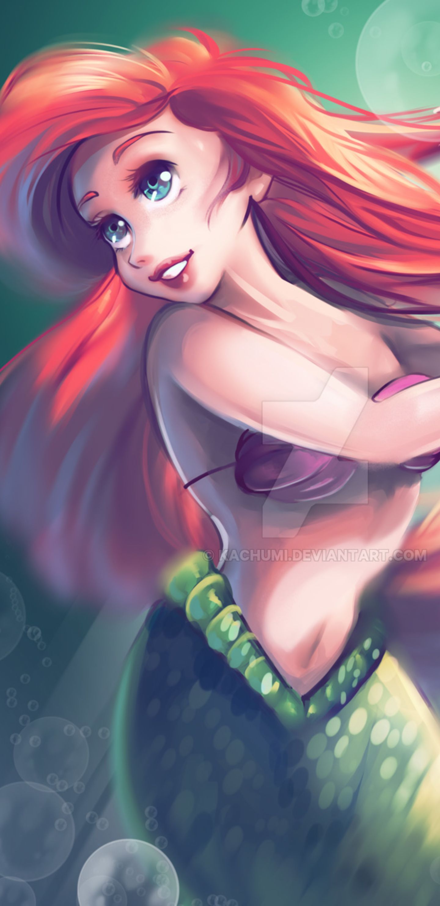 The Little Mermaid Dreamy Fantasy Artwork 4k Samsung