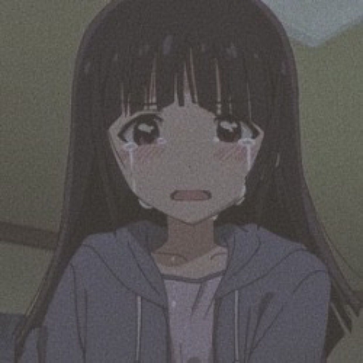 Anime Girl Sad Pfp gambar ke 5