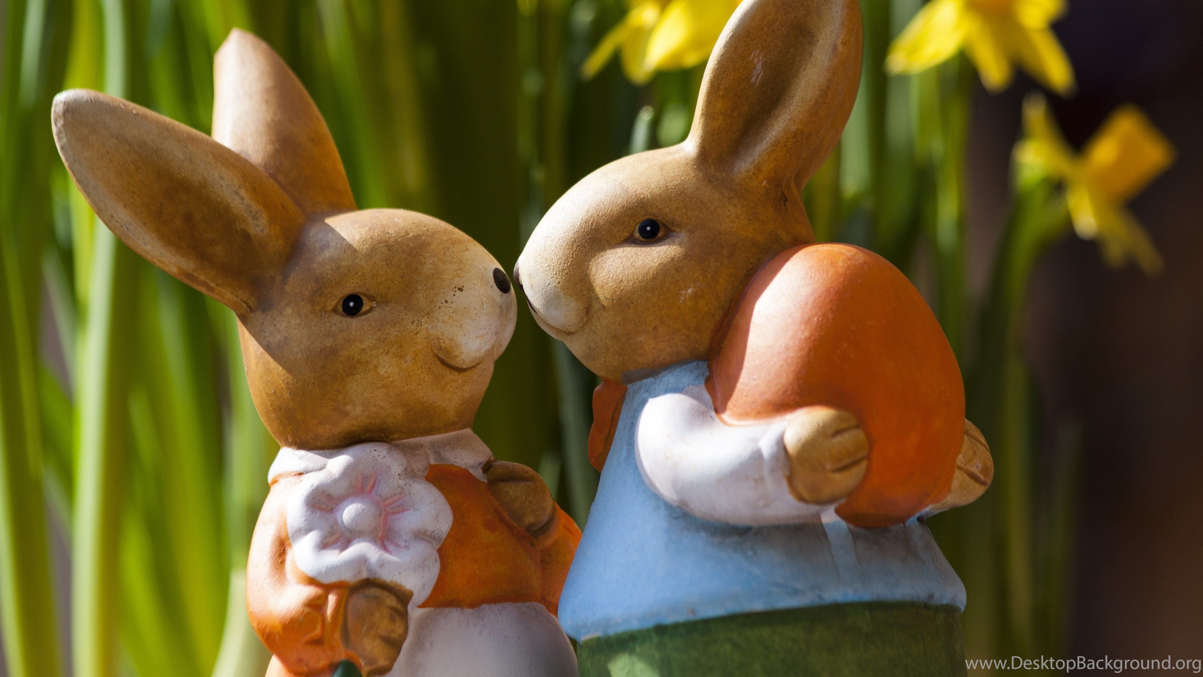 Easter Bunnies Cute Wallpaper For Desktop Of Easter Rabbit