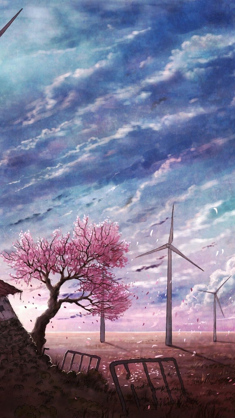 Anime Landscape Mobile Wallpapers - Wallpaper Cave