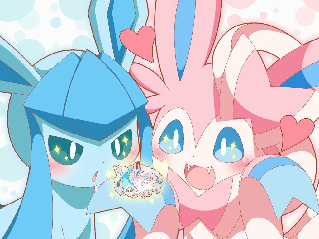 eevee and friends glaceon