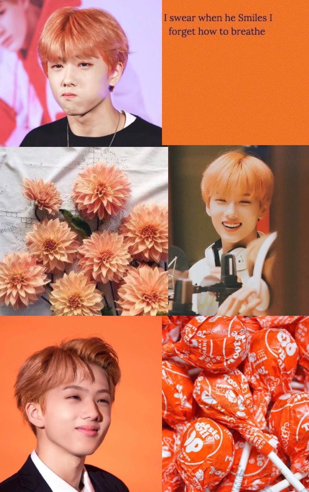 NCT Aesthetic Wallpaper (Jisung Orange) (Requested). NCT (엔시