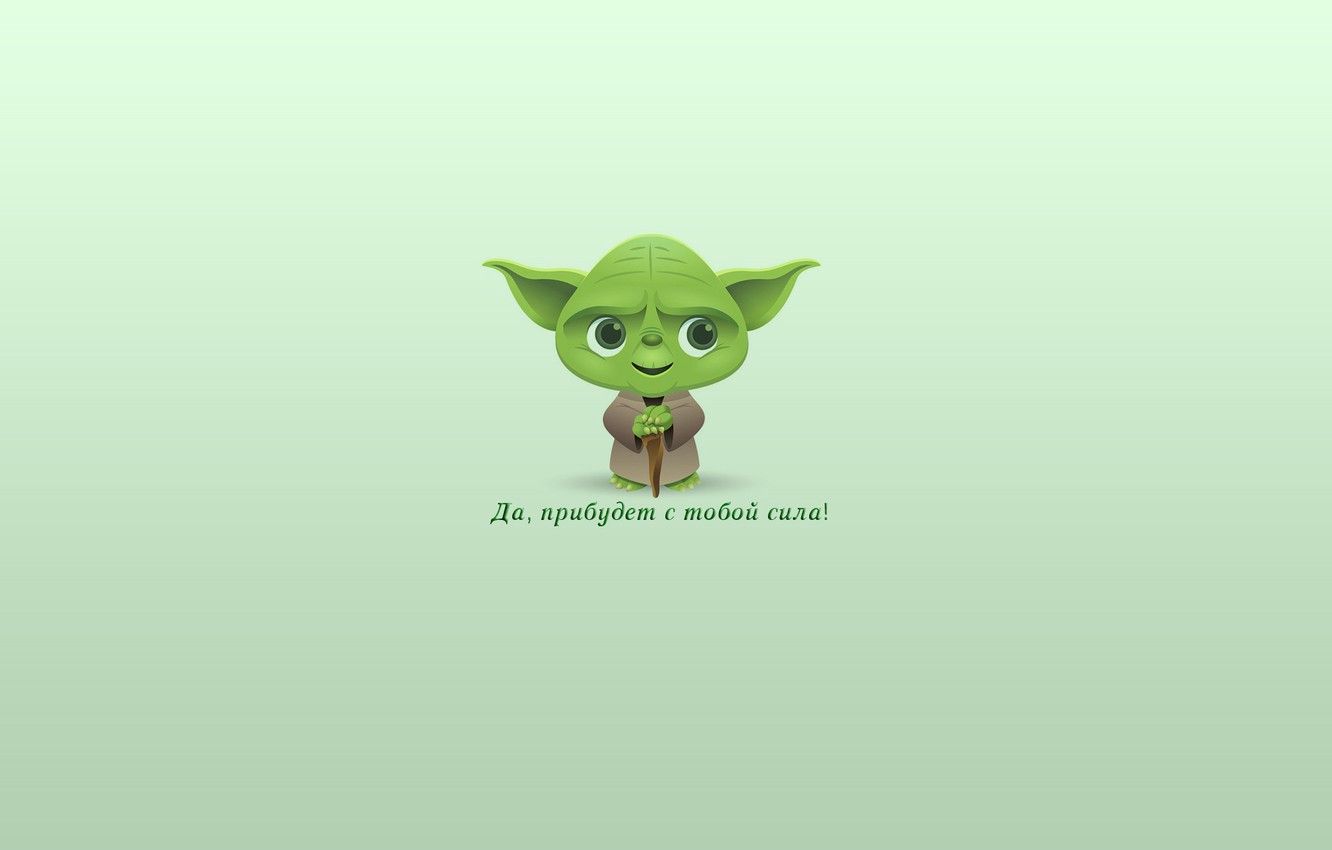 Wallpaper green, the inscription, minimalism, star wars, star wars