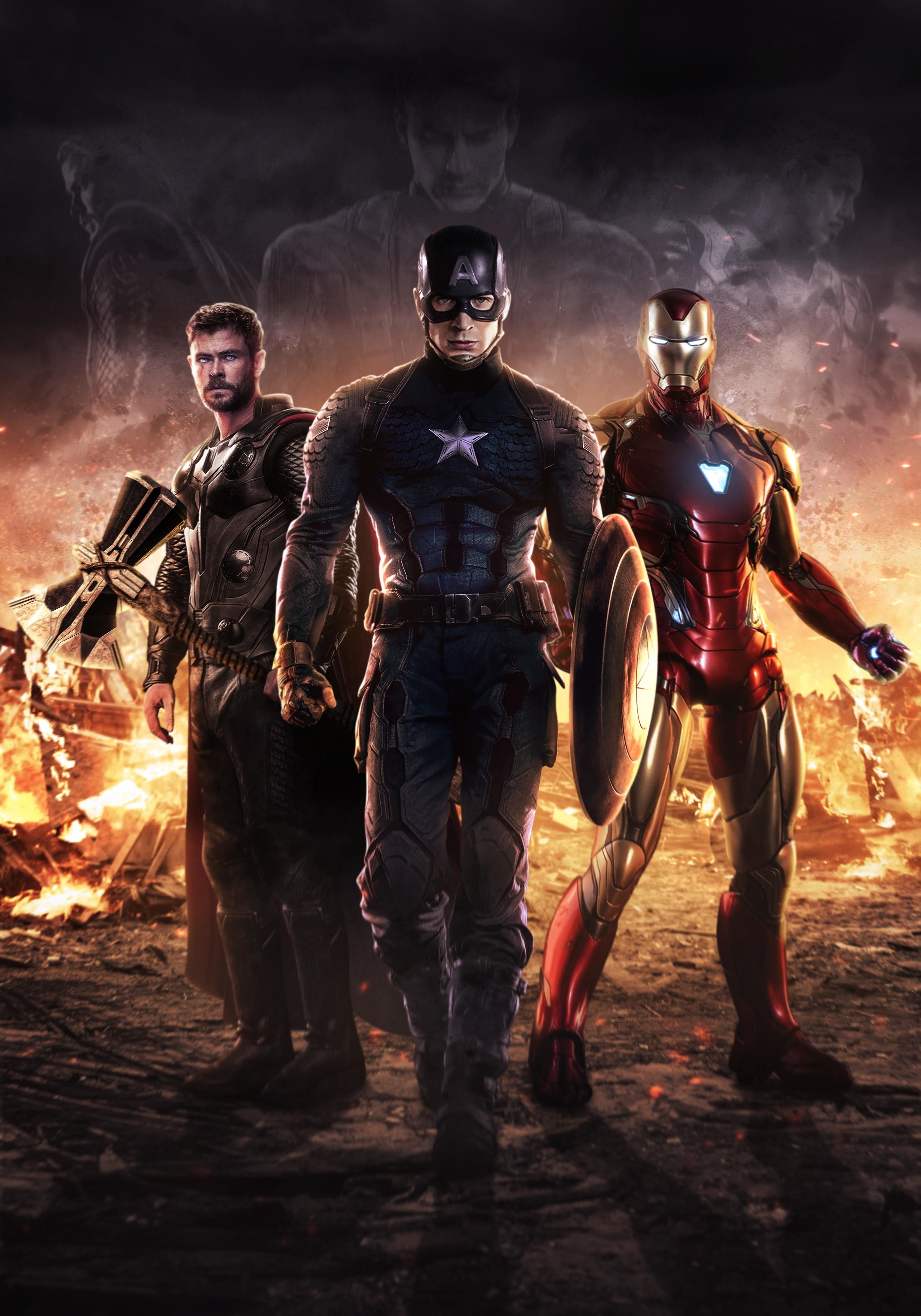 Captain America Iron Man Thor Avengers Wallpaper, HD Movies 4K