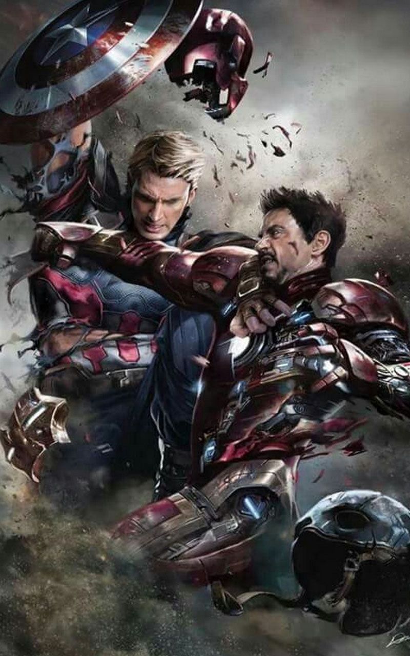 Iron Man HD Wallpaper. Marvel, Iron man vs captain