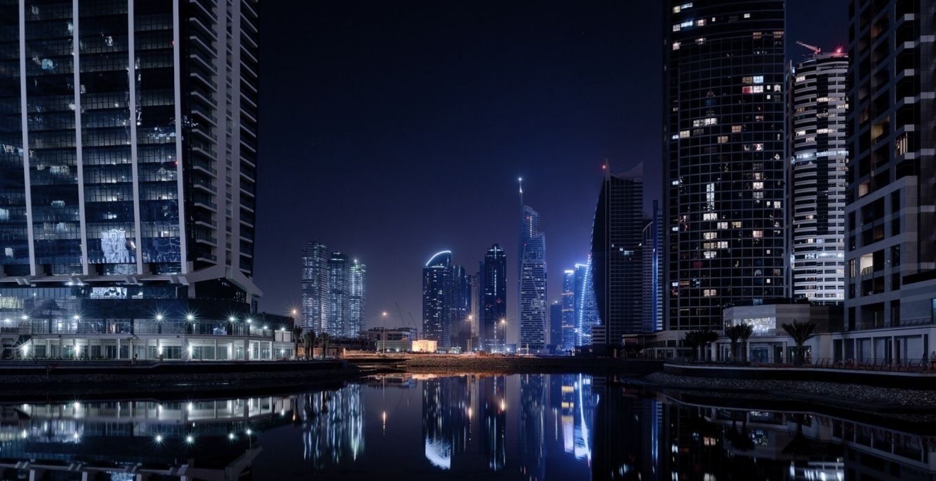 Dubai world cities architecture buildings skyscraper lakes
