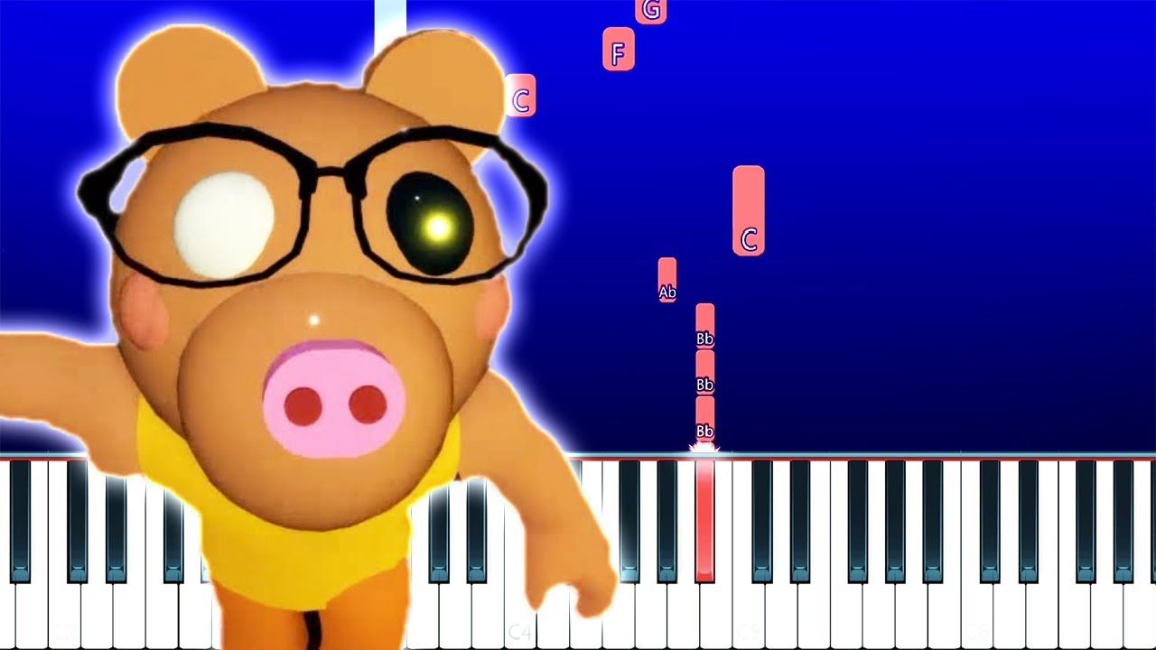 Piggy Roblox Sound (Piano Tutorial)