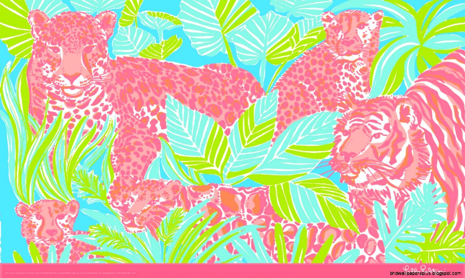 lilly pulitzer flamingo wallpaper